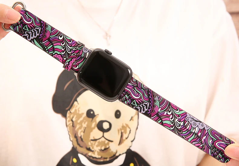 Ремешок для apple watch 42 мм 38 мм 44 мм 40 мм кожаный ремешок pulseira аксессуары для apple watch браслет correa iwatch 4 3 2 1