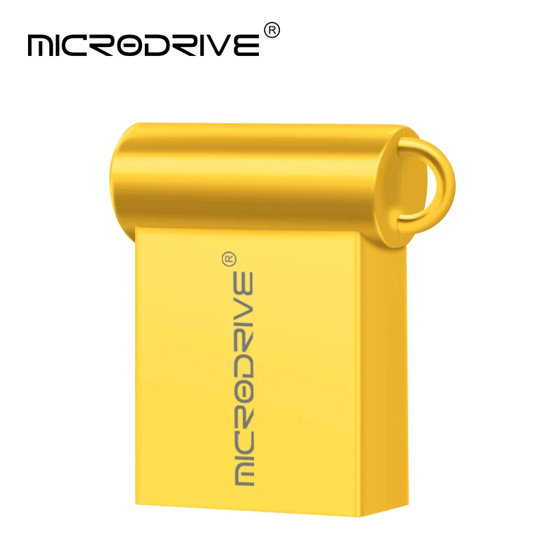 Высокое качество, супер тонкий мини-накопитель, металлический USB флеш-накопитель, настоящий 128 ГБ, 64 ГБ, 32 ГБ, 16 ГБ, 8 ГБ, 4 Гб, карта памяти, микро u-диск - Цвет: Золотой