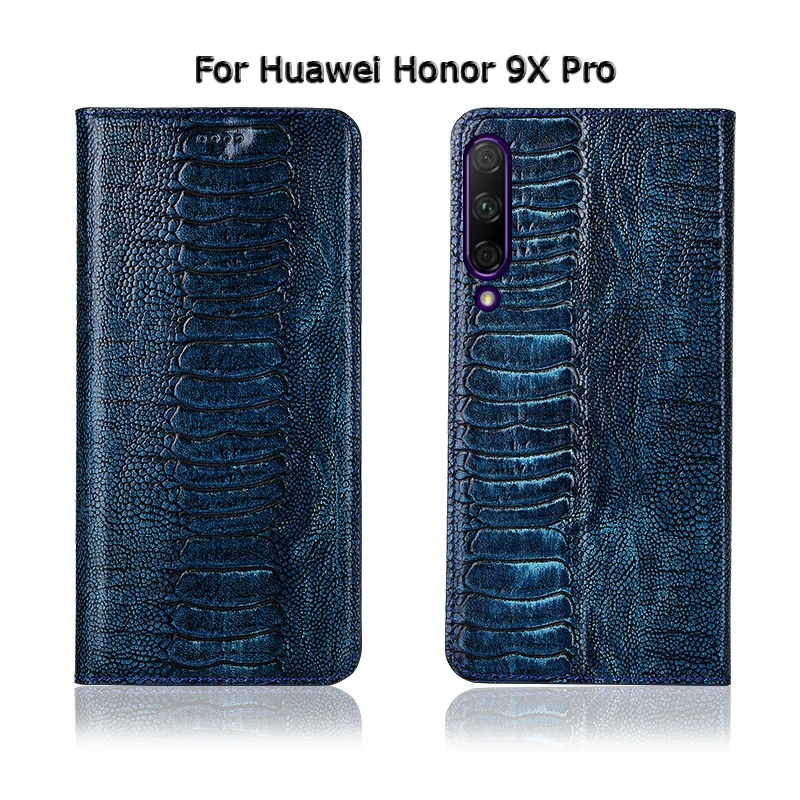 Топ из натуральной коровьей кожи Магнитный чехол для huawei Honor 9X Pro 8 8A 8C 8X Max Lite Стенд Флип Ретро чехол для телефона чехол