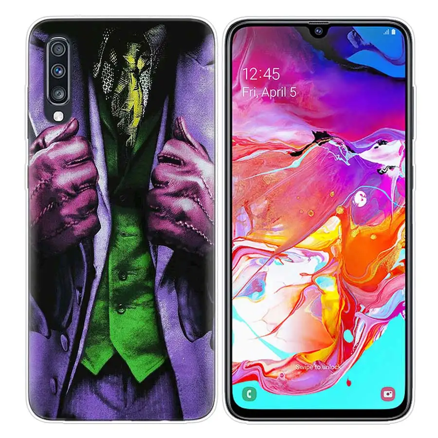 Клоун Джокер установлены на заднюю панель телефона чехол для samsung Galaxy S10E S10 плюс A50 A30 A70 A40 A40S A10 A10E A20 A60 A80 A90 A20E крышка