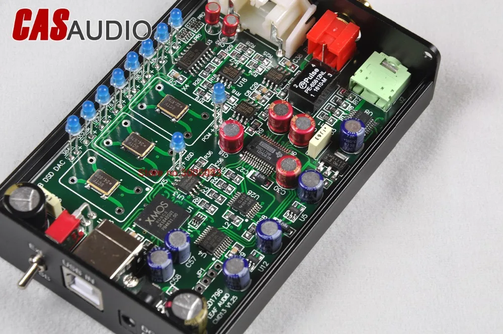 Мини Портативный DSD1796 DAC XMOS U8 асинхронный USB 32 бит 384K MAX4410 усилитель для наушников