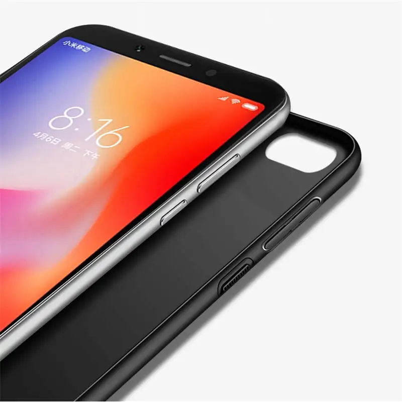 UPaitou чехол для Xiaomi Redmi 6a матовый тонкий бампер чехлы на Redmi6 смартфон задний корпус