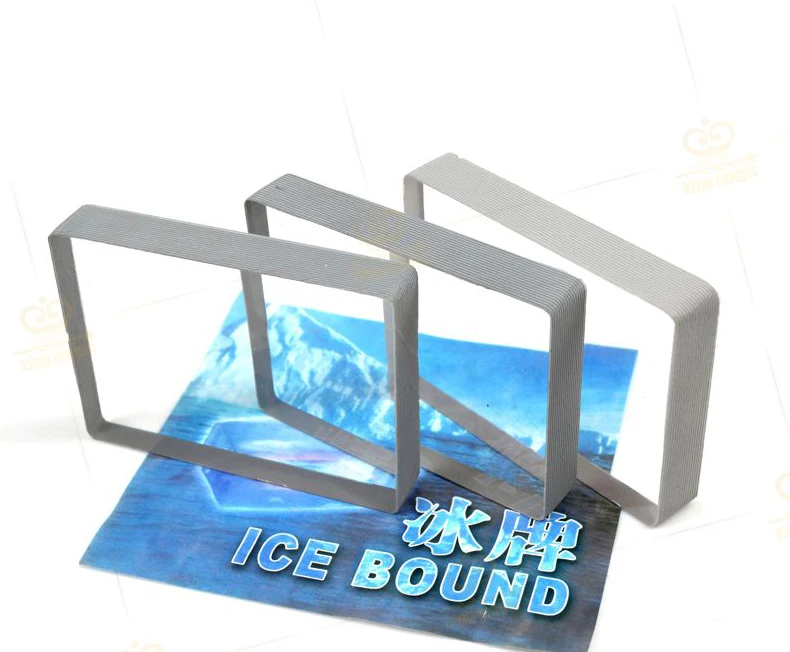 Волшебные трюки стеклянная колода для карт Омни ледяная скоба аксессуары