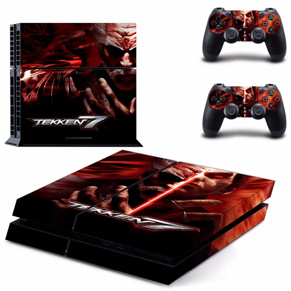 Tekken 7 PS4 наклейка на всю кожу лицевые панели для Sony playstation 4 консоль и контроллер|sony