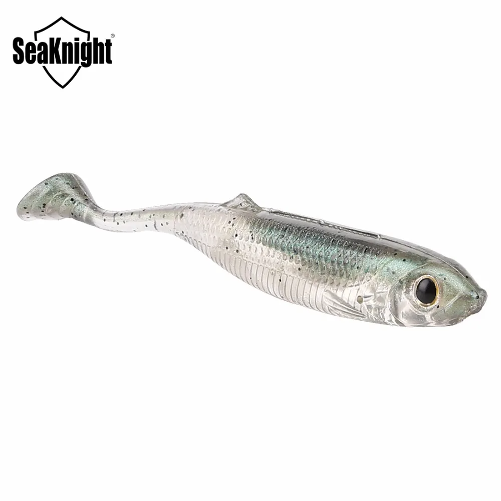 SeaKnight Мягкая приманка SL004 6g 10 см 3 9 дюймов 4 предмета Хвост рыбы мягкие наживки для