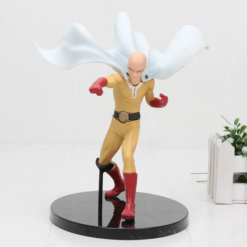 Аниме One Punch Man DXF фигурка Genos Saitama ПВХ фигурка Коллекционная модель игрушки 15 см - Цвет: 1 Opp Bag