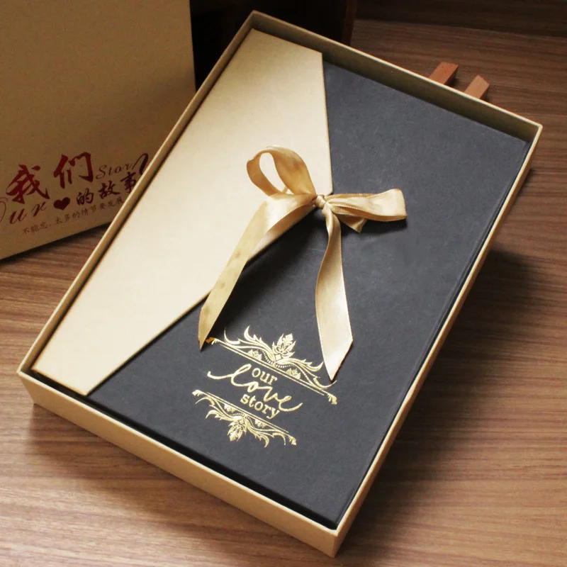 Фотоальбом ручной работы с бантом альбом для скрапбукинга DIY 30 бумажных