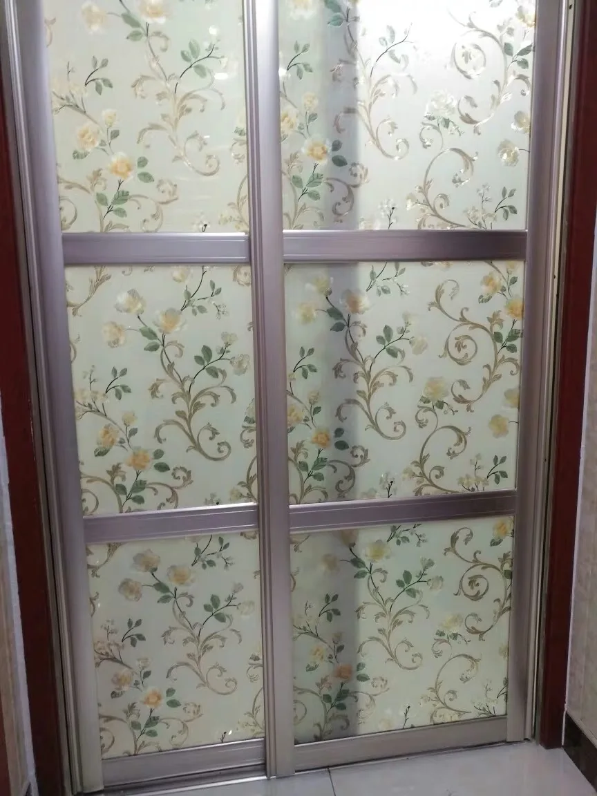 60*200 см оконная пленка 3D тиснение пион стеклянная наклейка витраж конфиденциальности статическая самоклеящаяся домашняя декоративная пленка на стекло