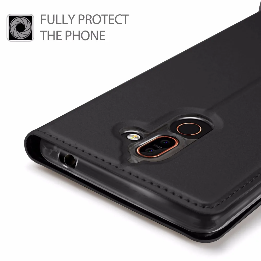 IVSO Бизнес Стиль кошелек чехол для телефона NOKIA 7 Plus слот карты крышка | Мобильные