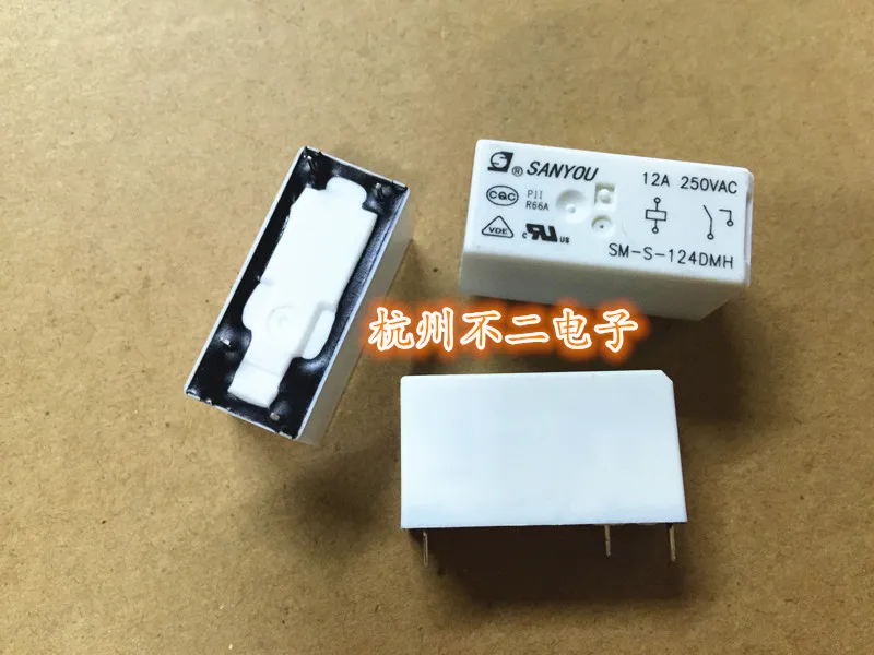 SM S 124DMH реле 4 фута группа нормально открытый 12A250VAC HF115F 024 1HS2|4 relay|relay 250v12 v relays |
