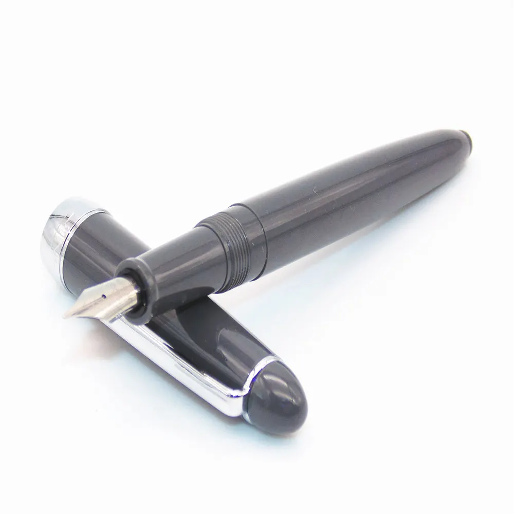 Jinhao 992, различные 12 цветов, спиральные круглые интерфейсные типы, Офисная Студенческая перьевая ручка, Новинка - Цвет: Gray