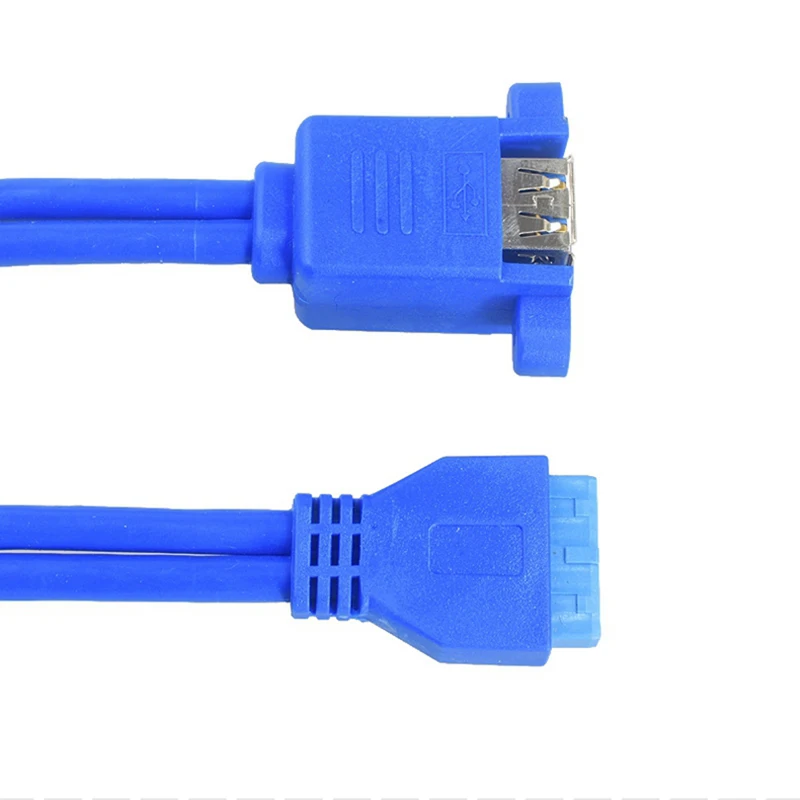 19/20 контактный Женский USB разъем на два 3 0 Tyep A женский кабель материнская плата