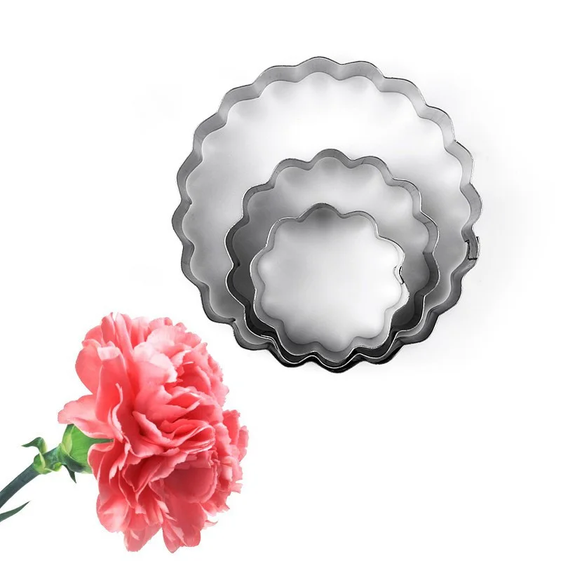 

1/3 Pcs Stainless Steel Flower Cookie Mold DIY Sugarcraft Cookie Biscuit Cutter Cake Decor Baking Mold Kitchen Accessories