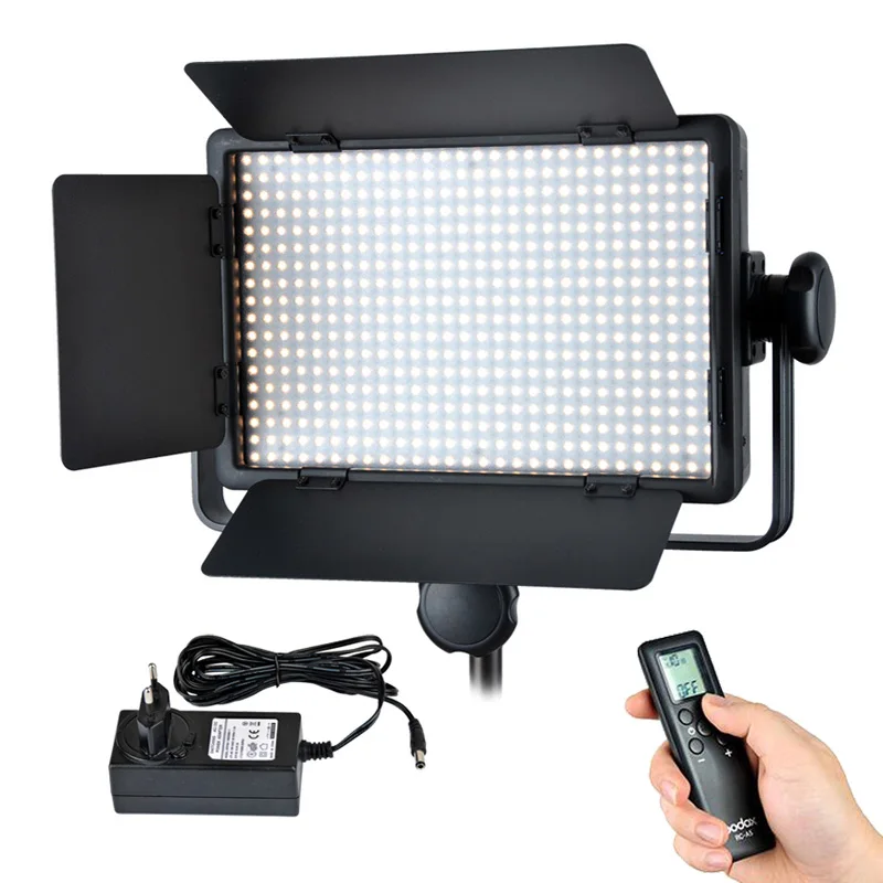 Бесплатная идентификация Светодиодная панель Godox LED 500W 500 белая 5600K 32W 2900LUX