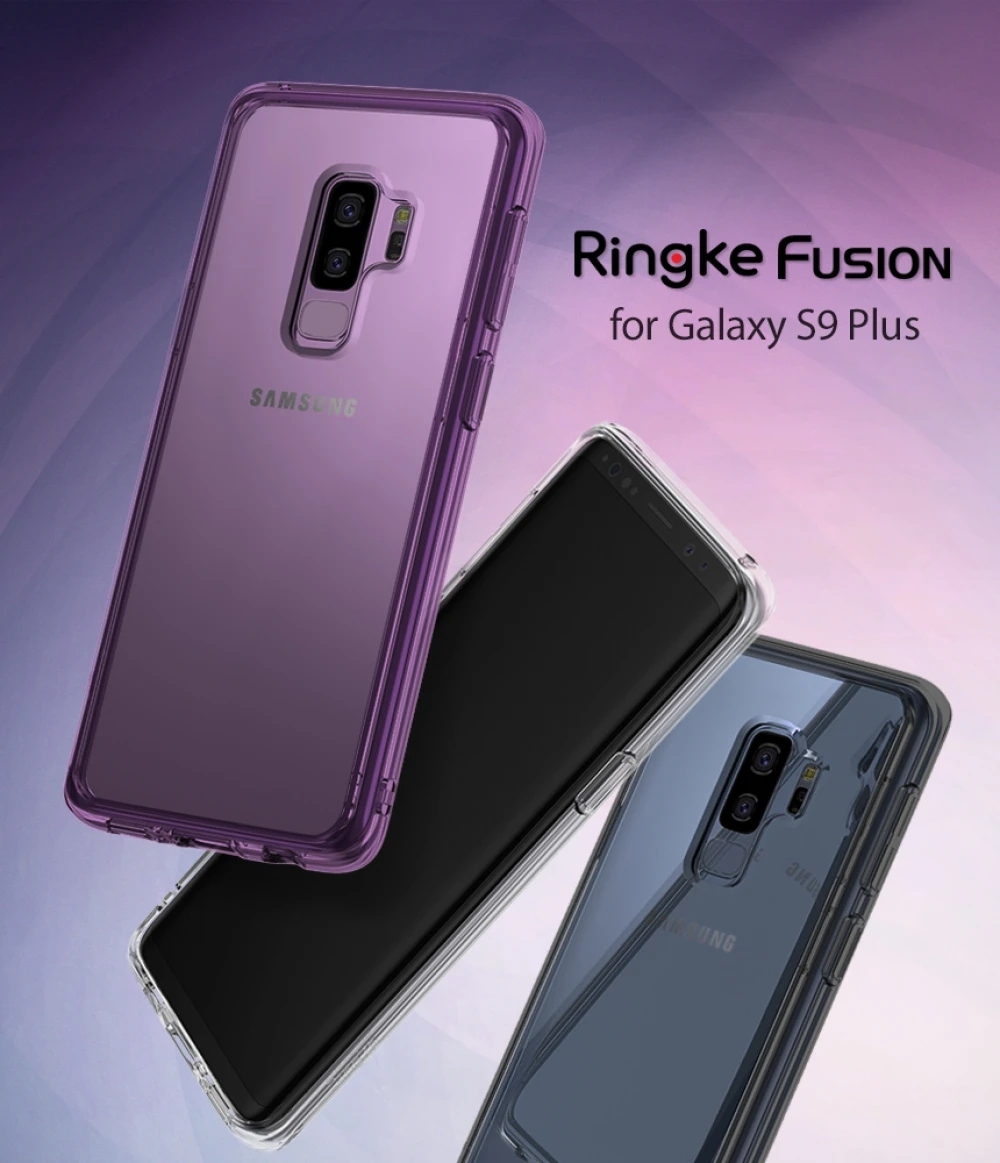Ringke Fusion для Galaxy S9 чехол гибкий ТПУ и прозрачный жесткий чехол Гибридный Мобильный чехол для телефона для Galaxy S9 Plus