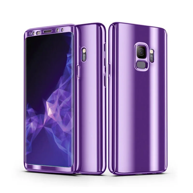 Защитная крышка 360 градусов чехол для смартфона samsung galaxy s7 s8 s9 A5 A7 plus note 8 edge G950F 2018