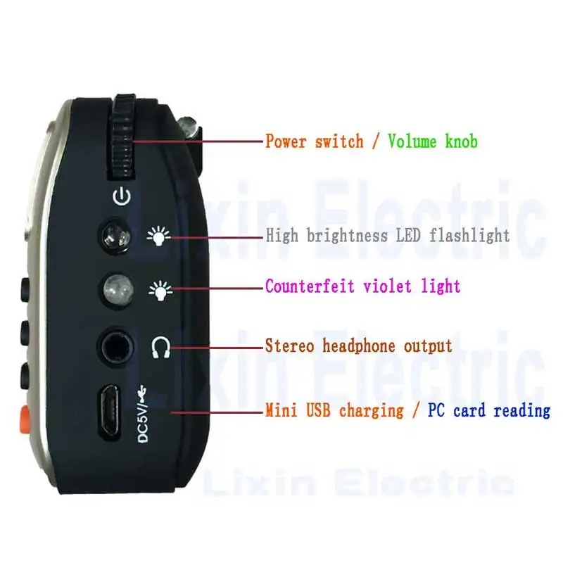 Портативный fm радиоприемник Rolton W405 проводной USB динамик для компьютера приемник