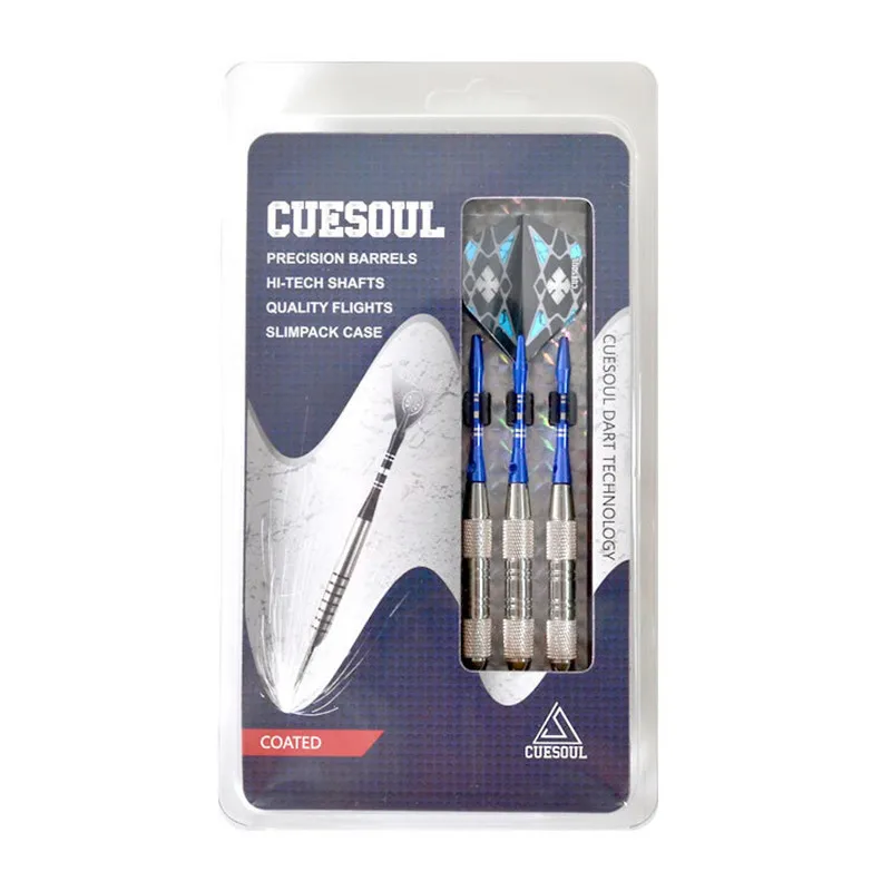 

3pcs Cuesoul 22g 15cm Brass Barrels Steel Tip Darts For Professional Dart Games