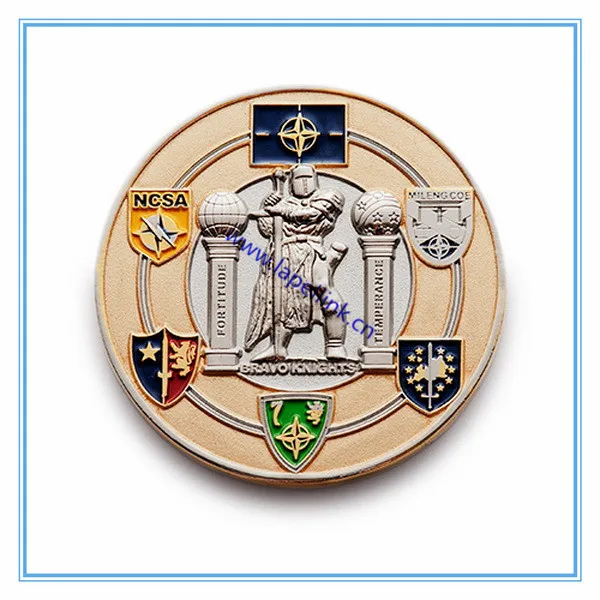 Классические античные бронзовые монеты 3D дизайн логотипа орла Металлические