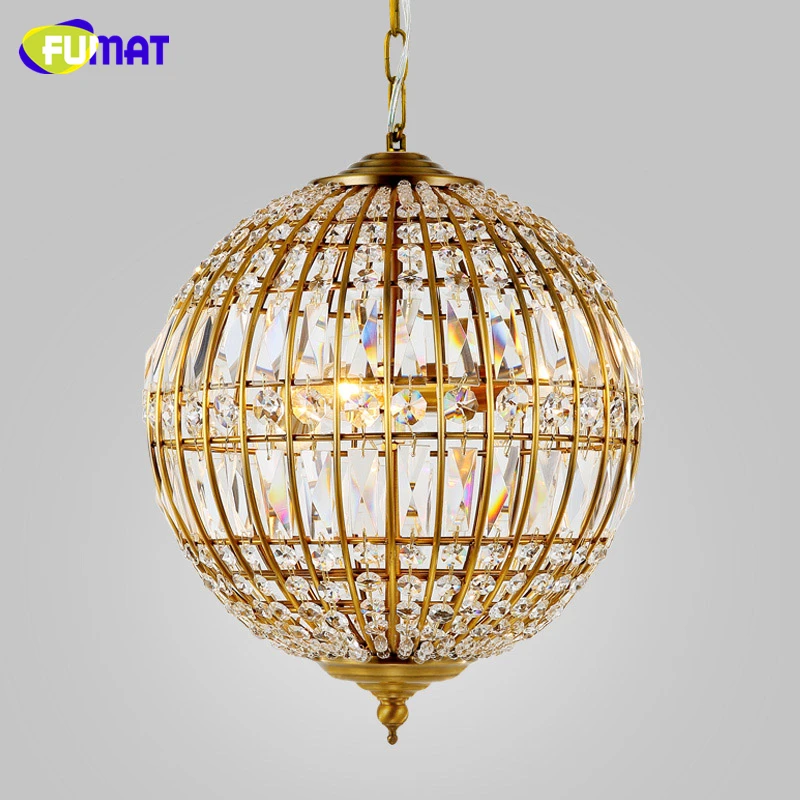 Хрустальная люстра FUMAT K9 лампа с шариковым абажуром для гостиной столовой