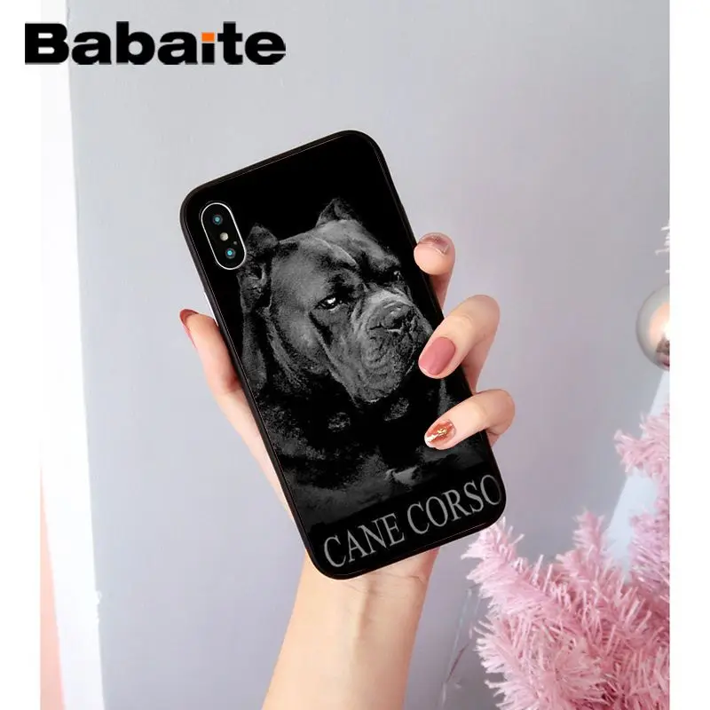 A12 Babaite прекрасный питомец питбуль Новинка чехол для телефона Fundas чехол для iPhone X XS MAX 6 6S 7 7plus 8 8Plus 5 5S XR чехол - Цвет: A12