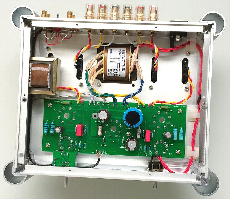 Трубчатые усилители EL34 10*2 Вт класса А ламповый усилитель HIFI из алюминиевого