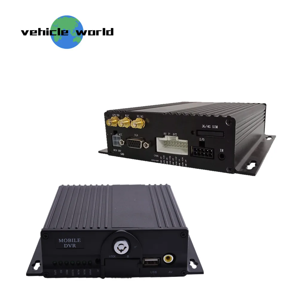 4Ch AHD 1080P двойная SD карта школьный автобус прицеп грузовик такси автомобиль