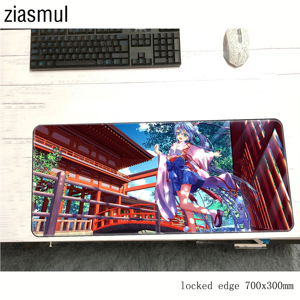 Игровой коврик для мыши 700x300x2 мм в стиле аниме | Компьютеры и офис