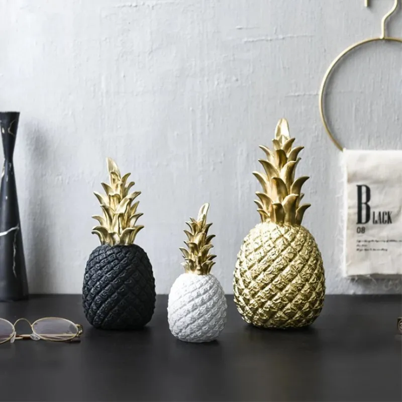 Original Nordic Decoration Home Pineapple Fruits Living Room Wine Cabinet Window Desktop Furnishing Prop Accessories | Дом и сад
