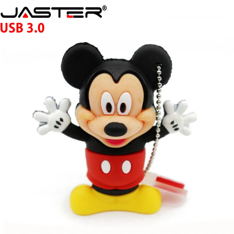 JASTER 3,0 мышь Микки и Минни USB флеш-накопитель животные мультфильм pendrive 4 ГБ/8 ГБ/16 ГБ/32 ГБ/64 Гб карта памяти u диск