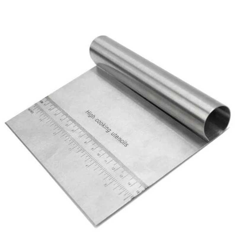 Kitchen Accessories Stainless Steel Dough Cutter Flour Spatula Pastry Knife Scraper for Pizza Pancake Battercake | Дом и сад