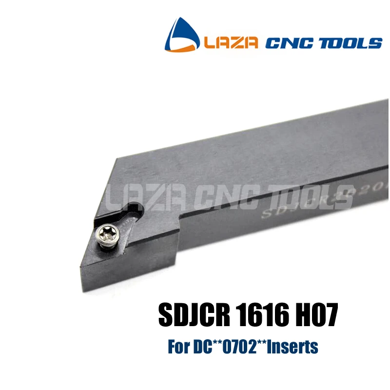 Внешний токарный держатель SDJCR1616H07 SDJCL1616H07 SDJCR SDJCL 93 угловой резец с ЧПУ токарного