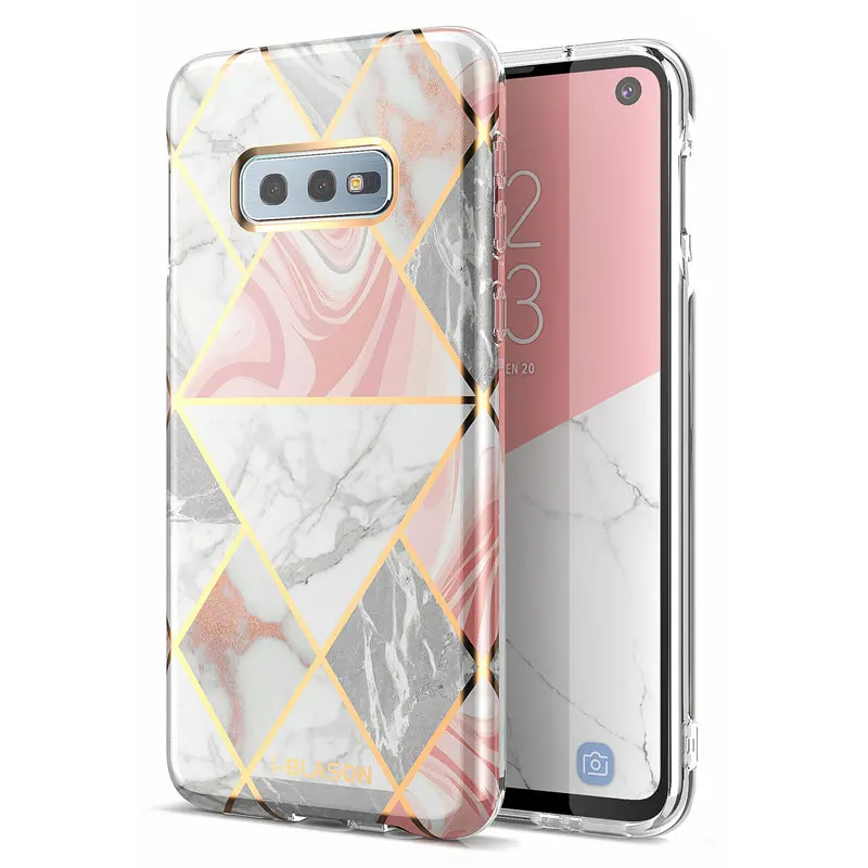 For Samsung S10e Case 5.8 inch i Blason Cosmo Lite Stylish Premium Hybrid Slim TPU Bumper Marble Cover with Camera Protection|Бамперы| |