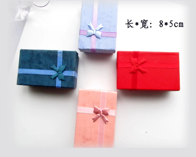 16 шт./лот картонная коробка для ожерелий модные ювелирные коробки Подарочная