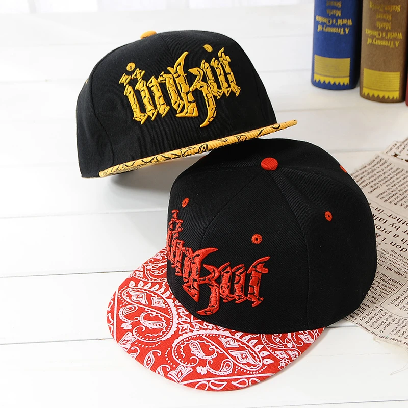Модные мужские Шапки и Кепки S кешью цветок Snapback высокое качество письмо Вышивка