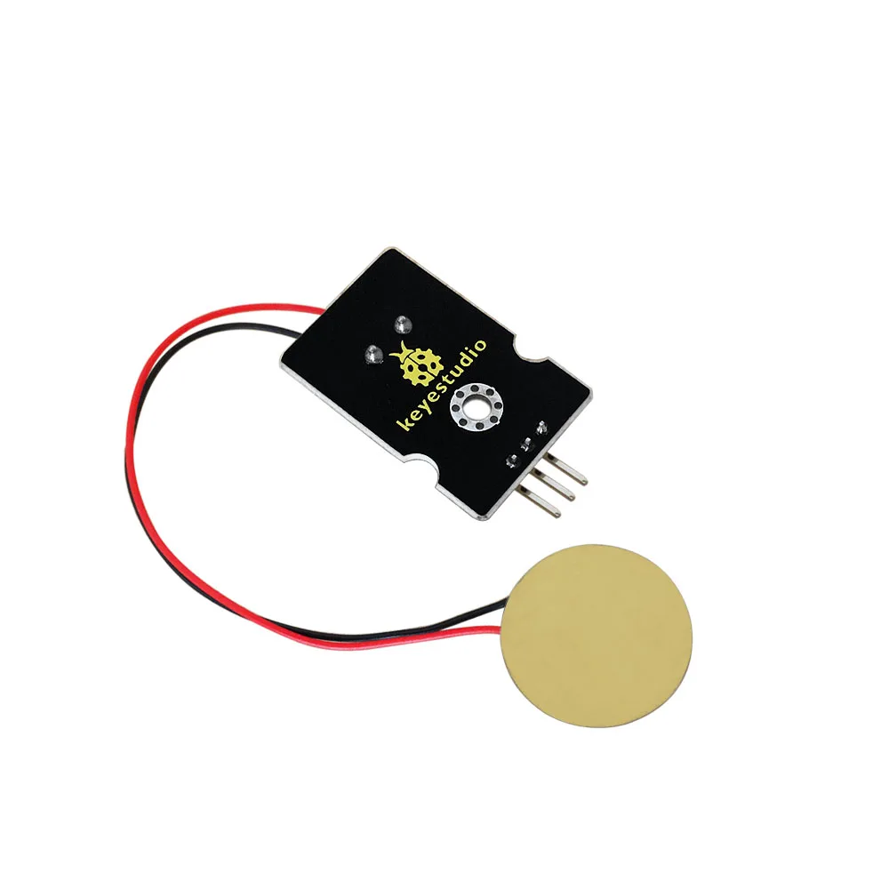 Keyestudio аналоговый пьезоэлектрический керамический датчик вибрации для Arduino|sensors