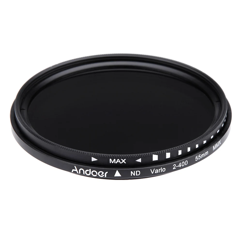 Регулируемый Fader ND2 для цифровой зеркальной камеры Canon Nikon ND400 55 мм|nd2 to nd400|filter for