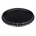 ND-фейдер Andoer с нейтральной плотностью, регулируемый переменный фильтр от ND2 до ND400 для зеркальных камер Canon, Nikon