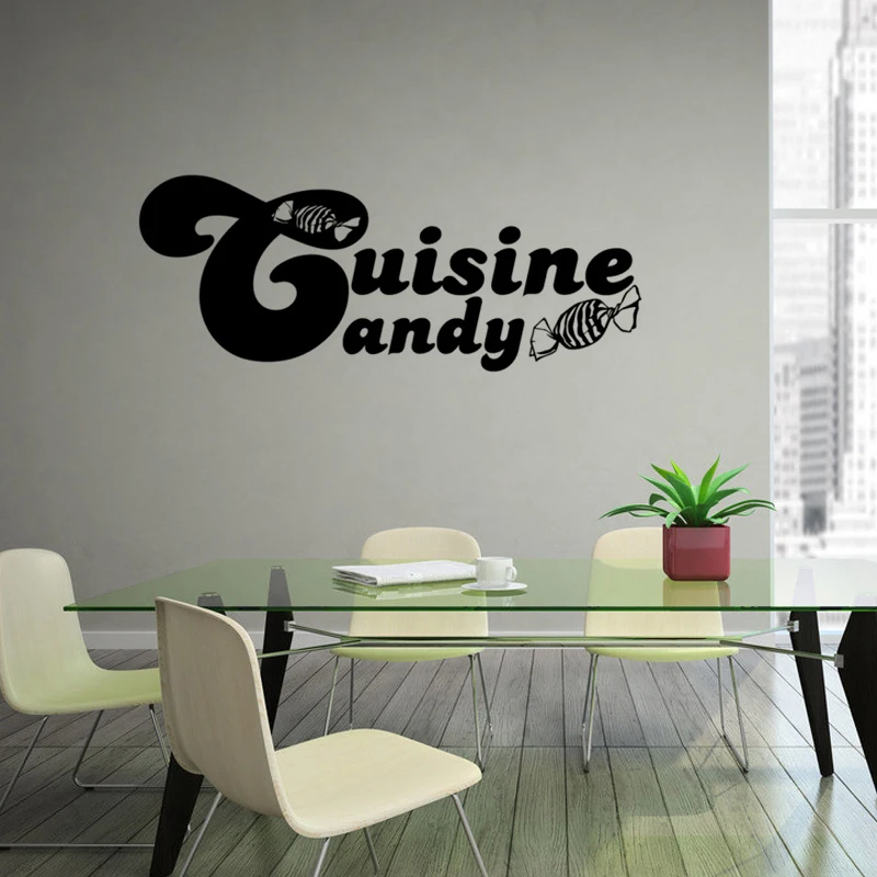 Наклейки на стену для французской кухни виниловые Съемные стикеры ресторана