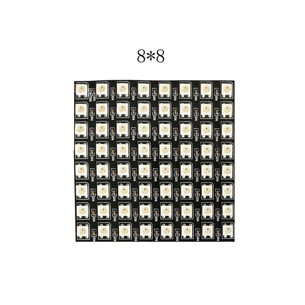 WS2812B RGB Светодиодная панель экран световые пиксели цифровой гибкий светодиодный