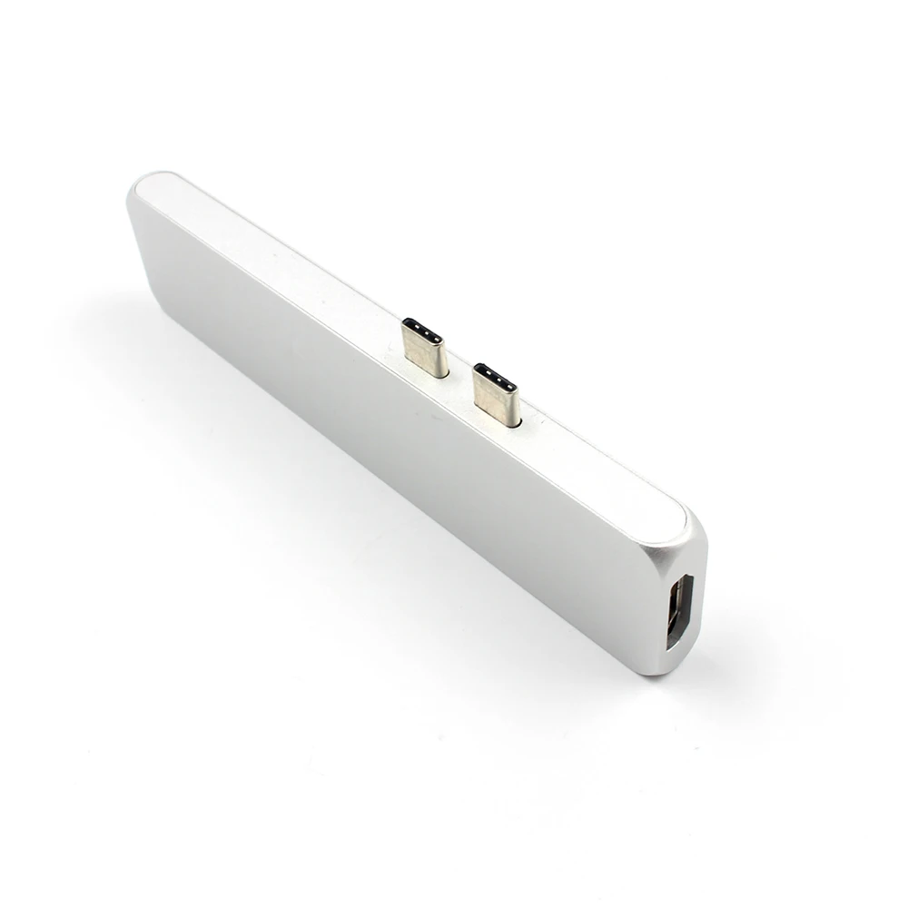 Thunderbolt 3 док станция 7в1 USB C концентратор двойной Type мультипортовый кардридер USB3.1