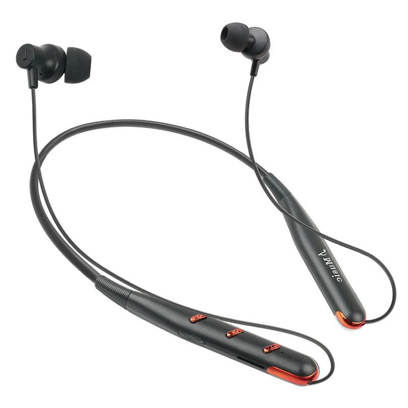 Bluetooth 5 0 беспроводные наушники для шеи гарнитура бас стерео водонепроницаемый