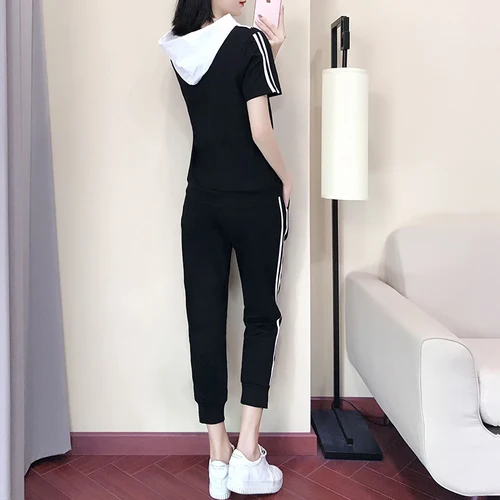 Женский комплект 2 шт. для отдыха Повседневный костюм ансамбль Femme Deux Pieces Conjunto