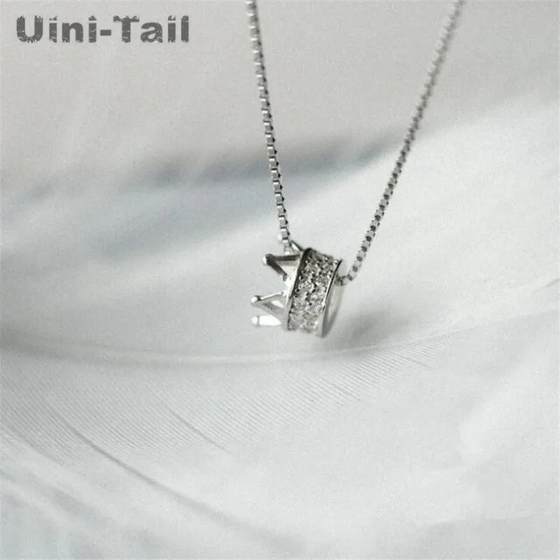

Ожерелье Uini-Tail из серебра 925 пробы с инкрустацией в виде короны