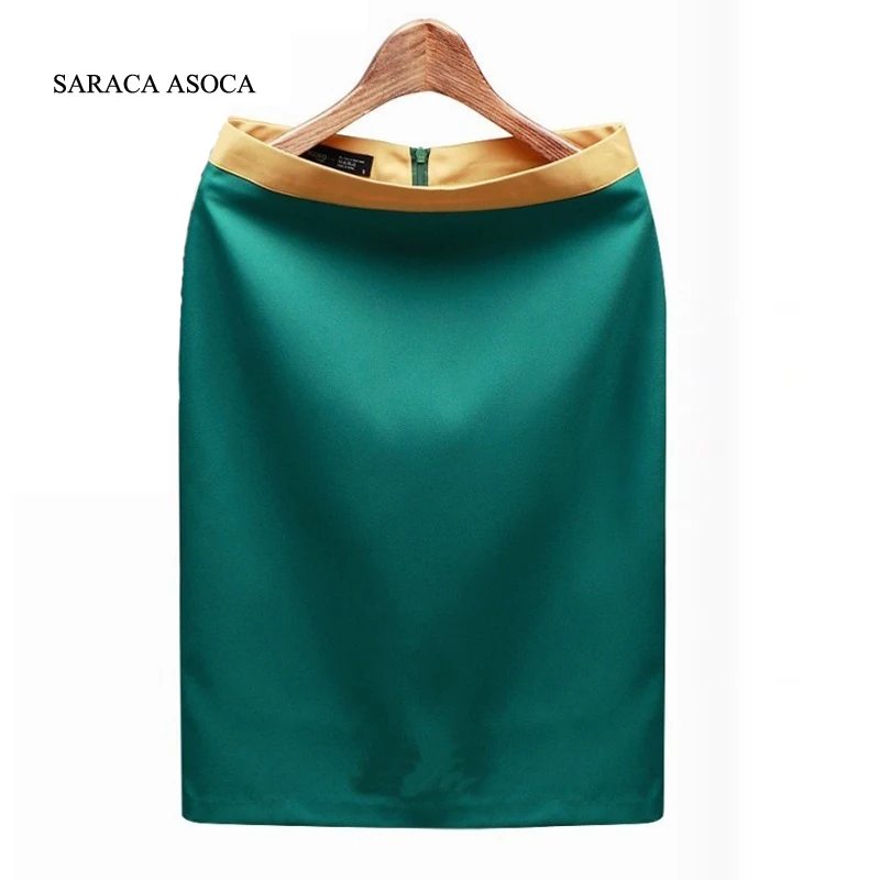 Оптовая Продажа Весна и лето новое поступление Высокая талия Рабочая Юбка 3 цвета