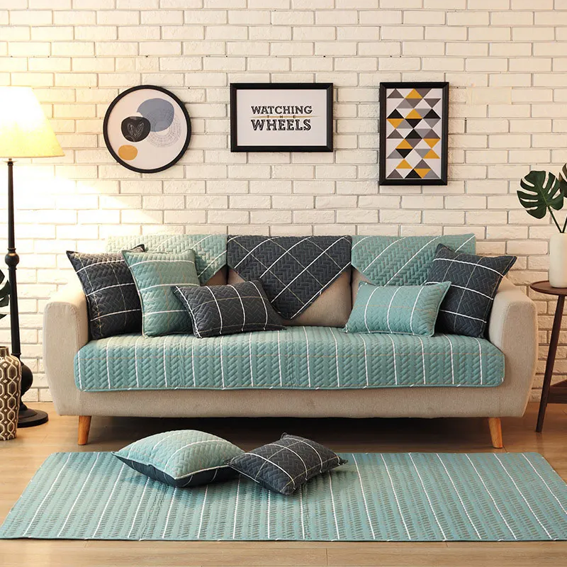 Light Blue Угловые чехлы для диванов для гостиной, чехлы для мебели, чехлы для диванов, чехлы для диванов - Цвет: Light Blue