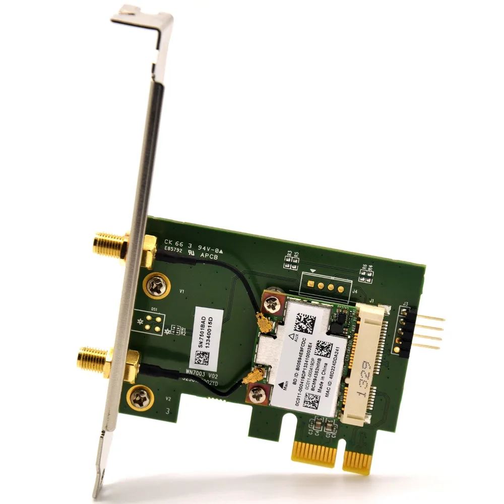 WTXUP для Broadcom BCM94352HMB 1200 Мбит/с 802.11ac беспроводной PCI-E Wi-Fi адаптер PCi WLAN-карты Anatel BCM94352 +