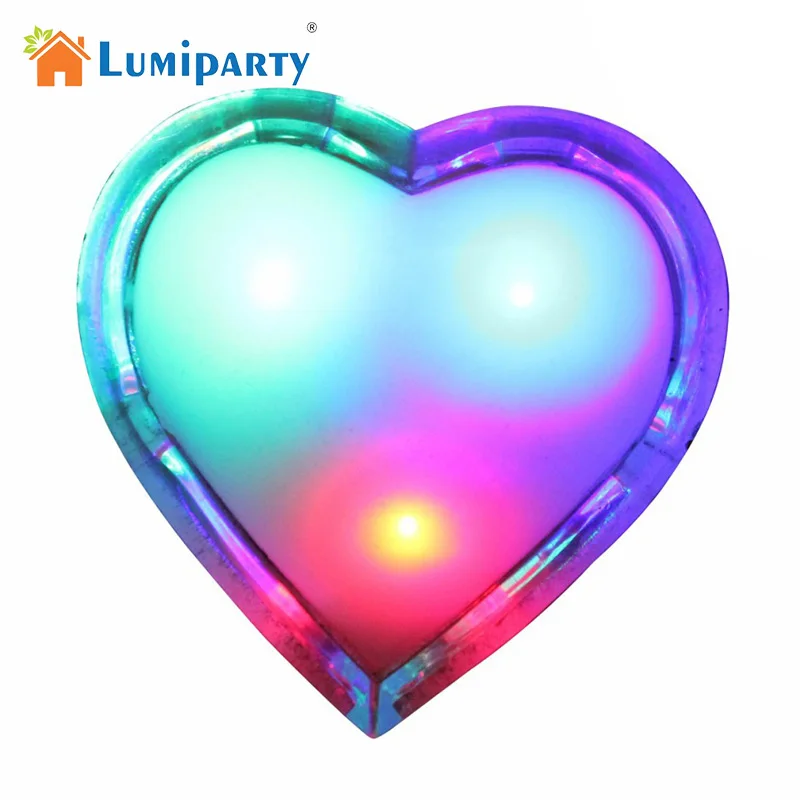 Светодиодный ночник LumiParty 3D Настенный светильник в форме сердца с вилкой США для