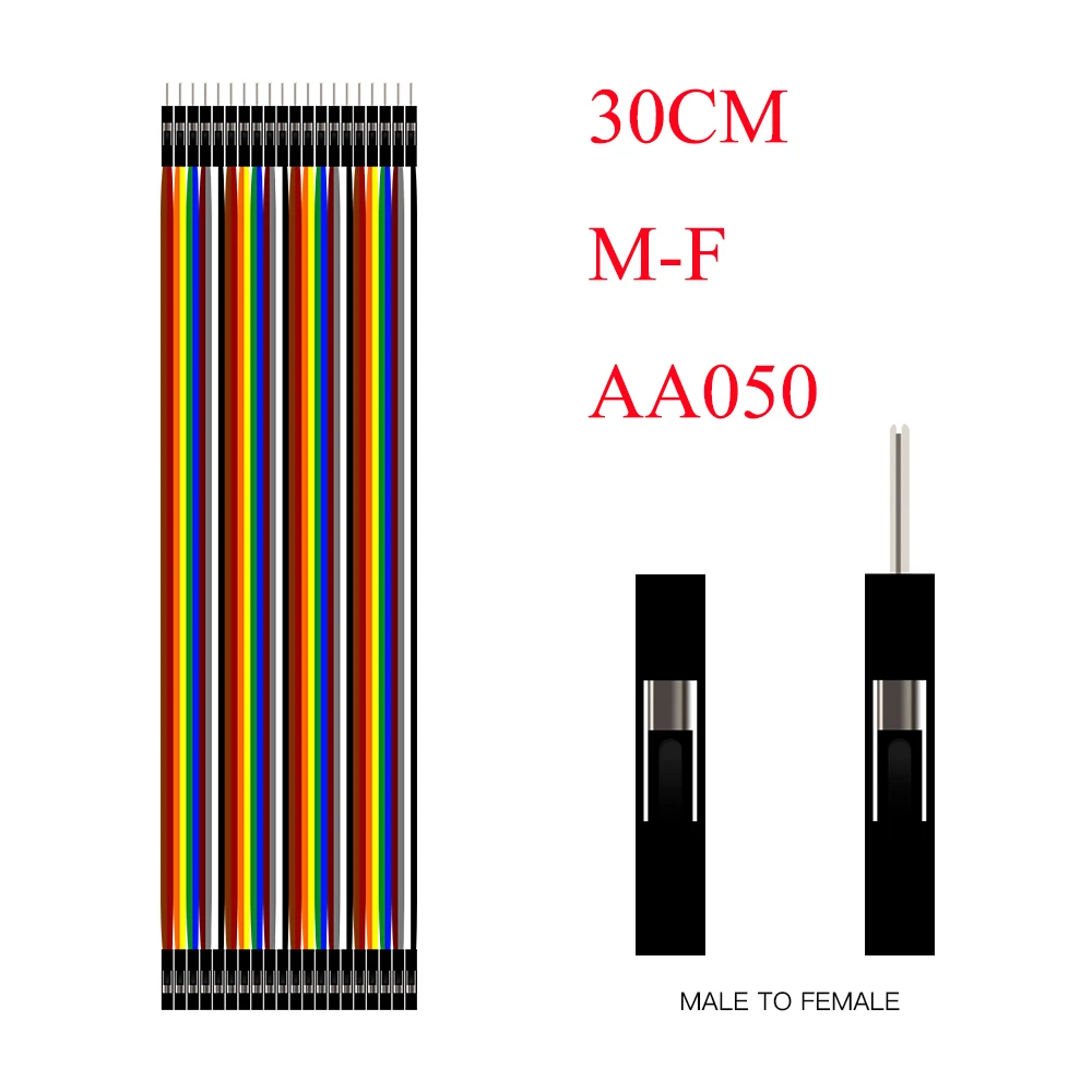 Dupont Line 10 см/20 см/30 см/40 см мужской/женский-мужской или женский-Женский Соединительный провод Dupont кабель для arduino DIY KIT