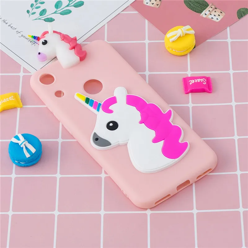 Honor 8S чехол 3D Милый Панда Единорог кактус силиконовый чехол для телефона на Fundas huawei Honor 8A 8C 8X8 S Чехол для женщин и детей